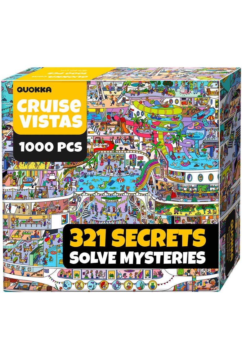 1000 Piece Jigsaw Puzzle for Adults - Galactic Tails, Cruise Vistas & Knightly Cats, Main, color, Cruise Vistas