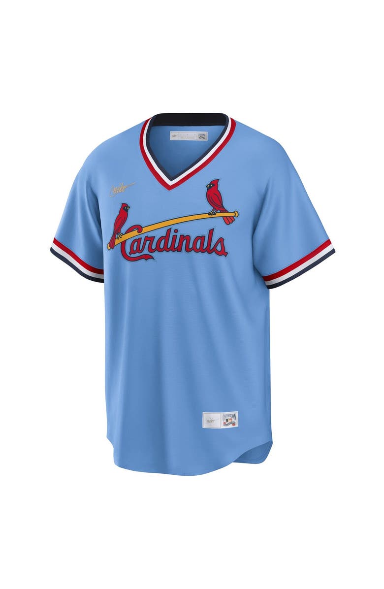 Nike Men's Nike Ozzie Smith Light Blue St. Louis Cardinals Road Cooperstown Collection Player Jersey, Alternate, color, Light Blue