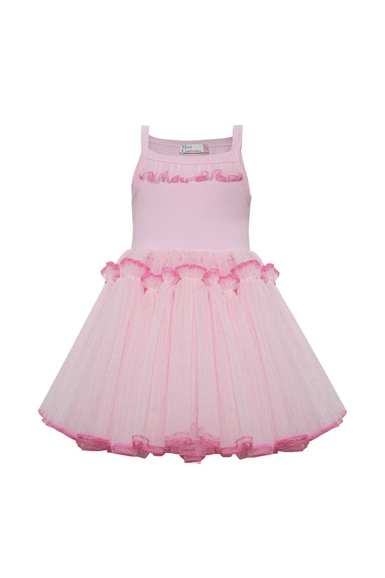 Dolly Strappy Tulle Dress, Alternate, color, Soft Pink