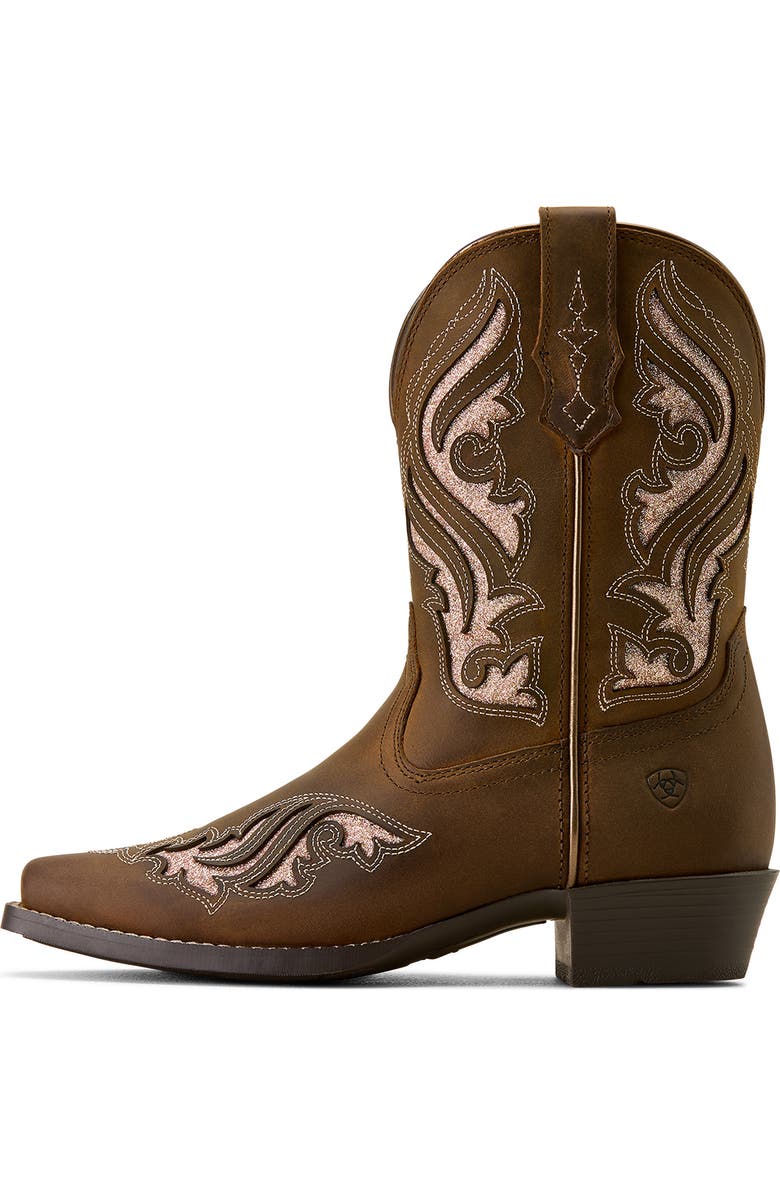 Ariat Kids' Fashion Bliss D Toe Western Boot, Alternate, color, Sassy Brown