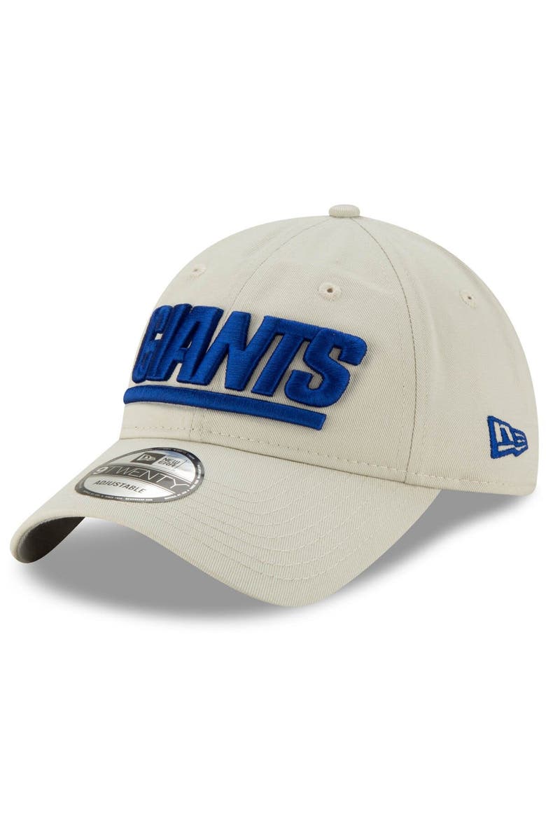 New Era Men's New Era Khaki New York Giants Wordmark Playmaker 9TWENTY Adjustable Hat, Main, color, 