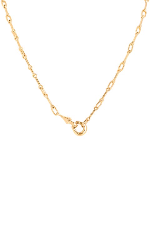 Link Detail Chain Necklace