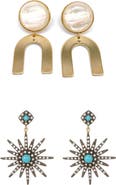 Adornia 2-Piece Earring Set