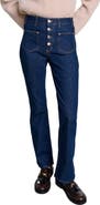 maje Denim jeans with pockets