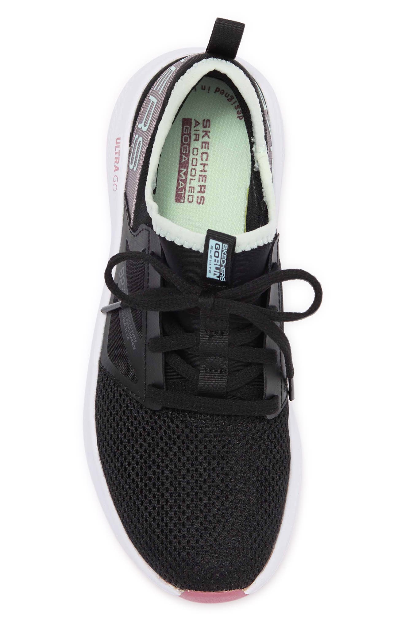 Go Run Elevate Quick Stride Sneaker, Alternate, color, BKMN