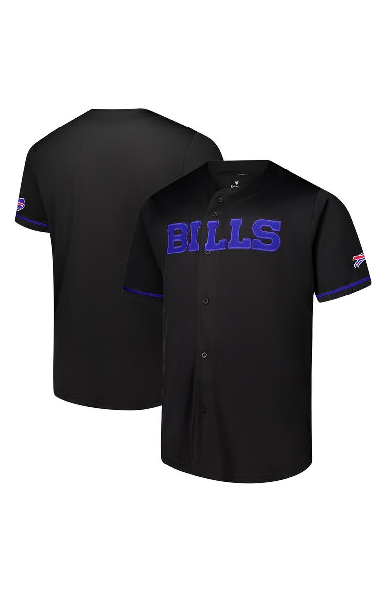 FANATICS Men's Fanatics  Black Buffalo Bills Pop Full-Button Jersey, Main, color, Black