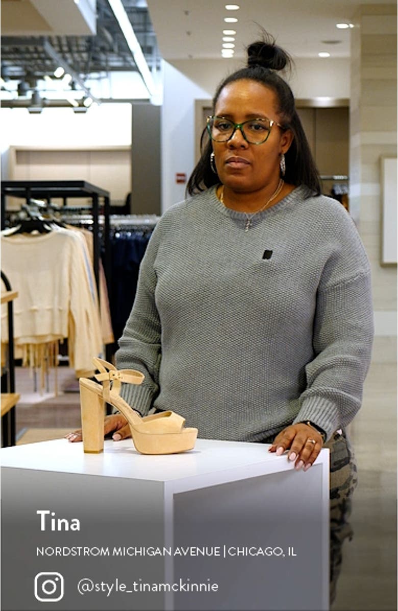 Ryder Suede Platform Sandal, sales video thumbnail