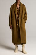 Vince Single Breasted Wool & Cashmere Coat