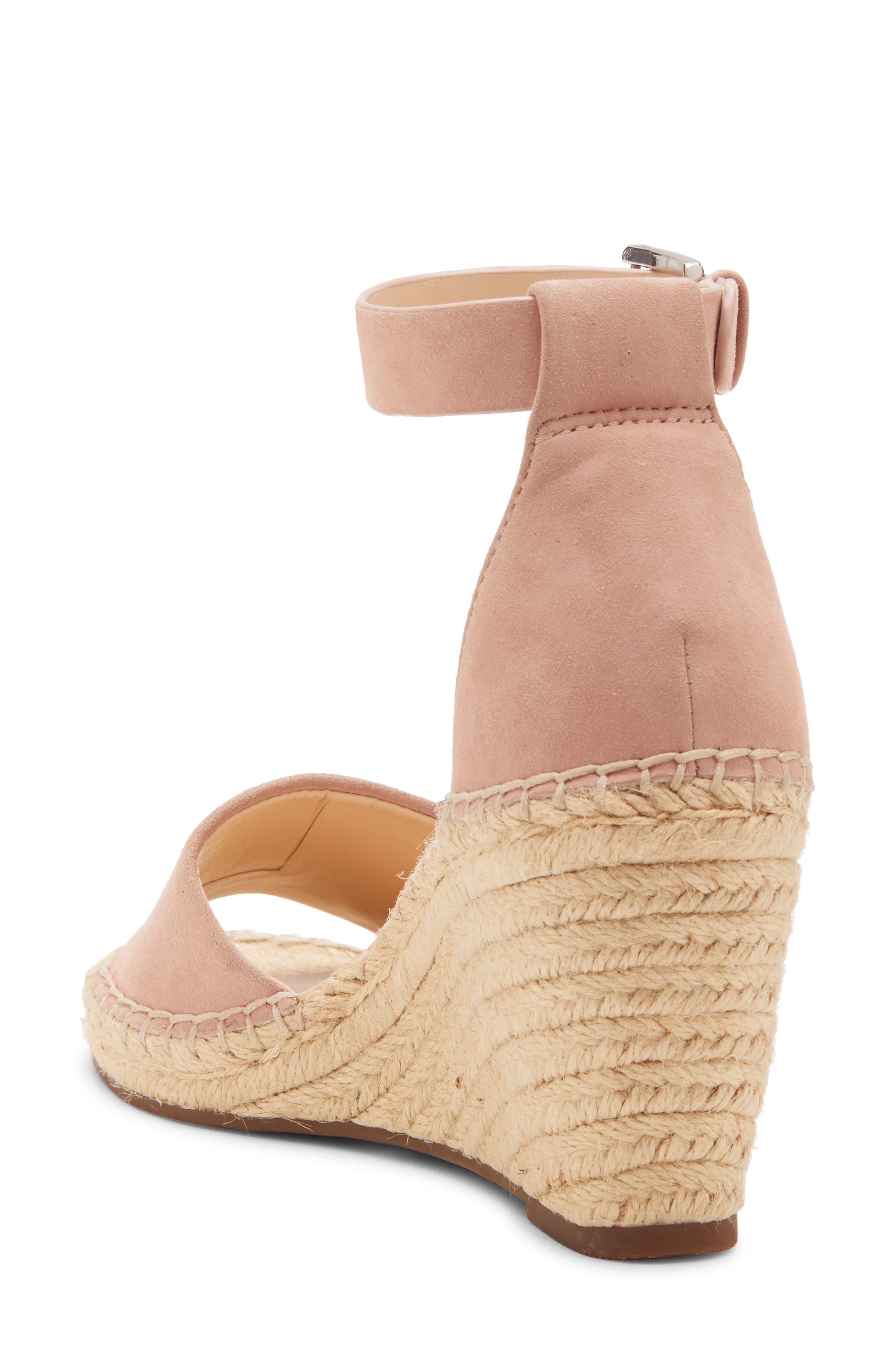 Leera Wedge Sandal, Alternate, color, PRECIOUS SUEDE
