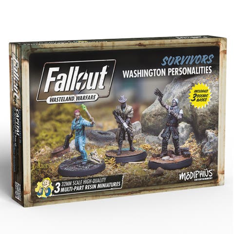 Fallout Wasteland Warfare Survivors Washington Personalities