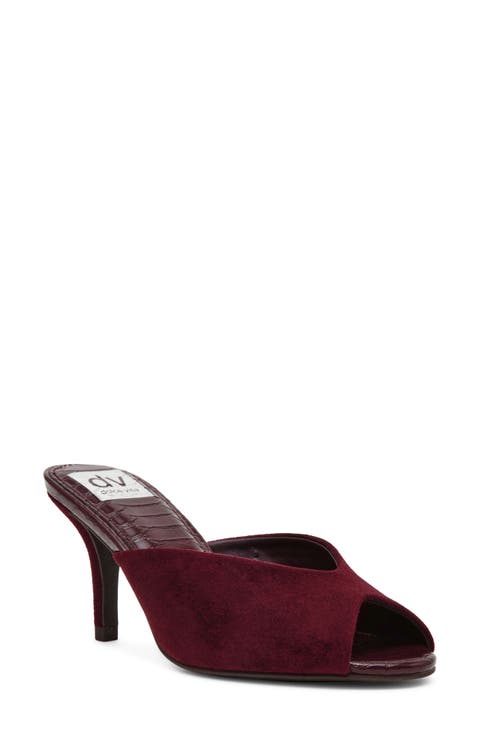 Curtsi Peep Toe Slide Sandal