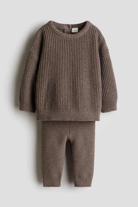 2-Piece Cotton Knit Set