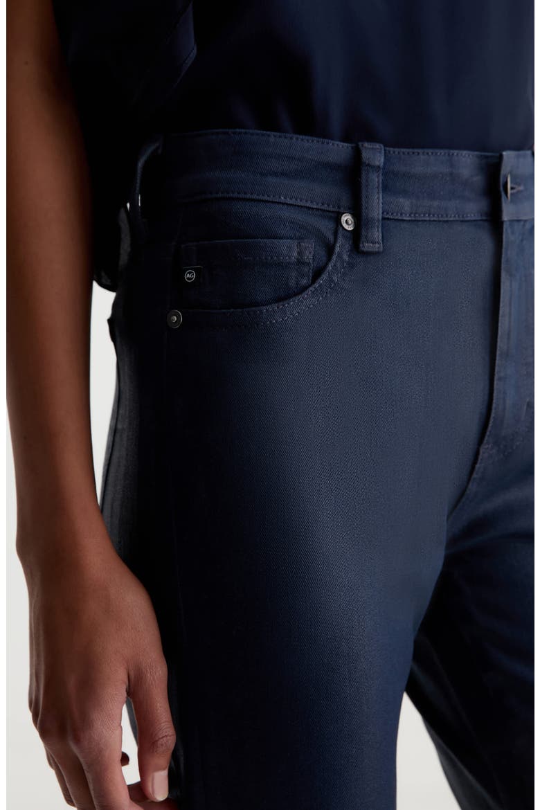 Mari Slim Ankle Straight Leg Jeans, Alternate, color, LTT LT DEEP TRENCHES