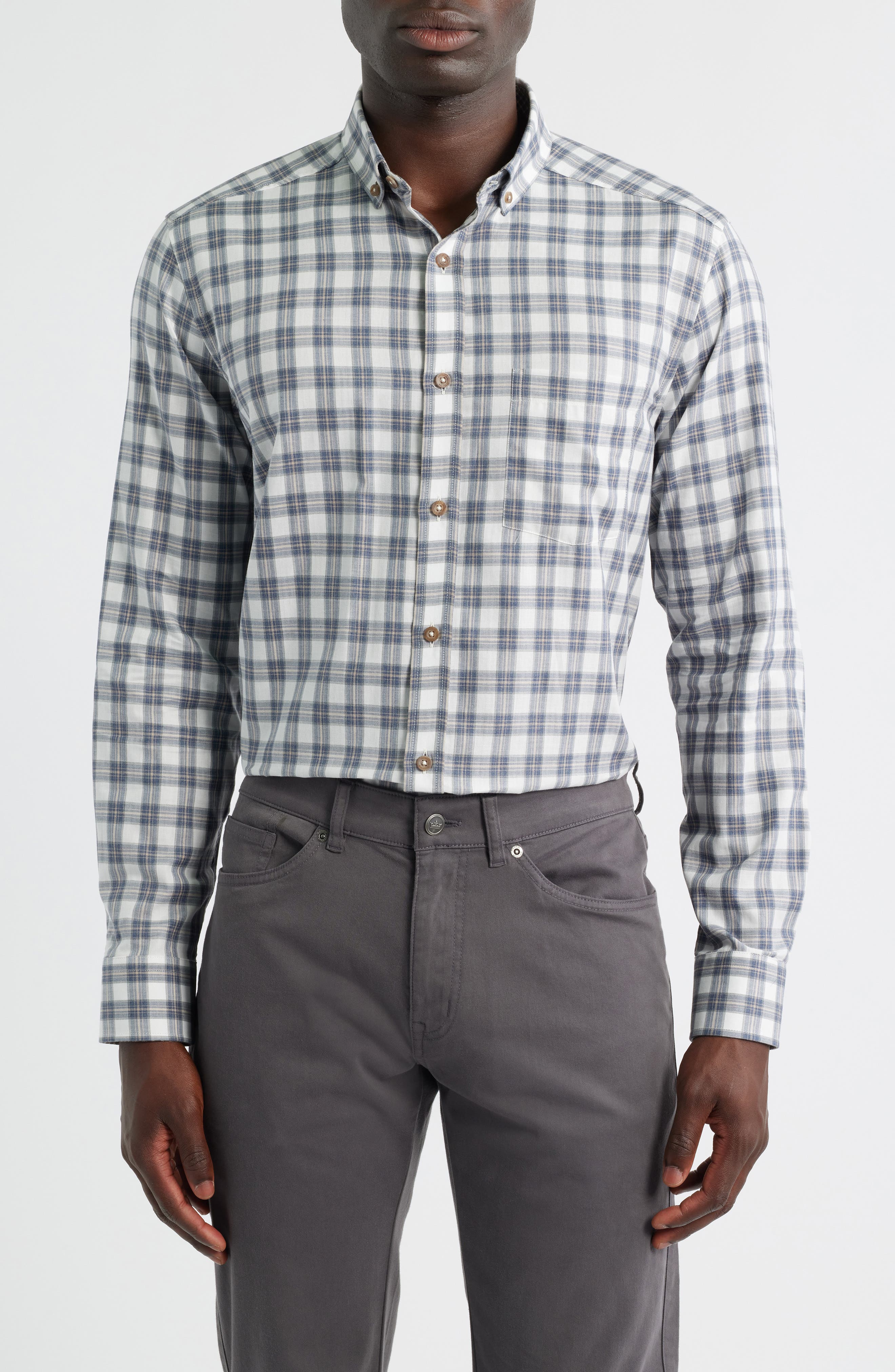 selected NAVY/ TAN SHADOW GRID