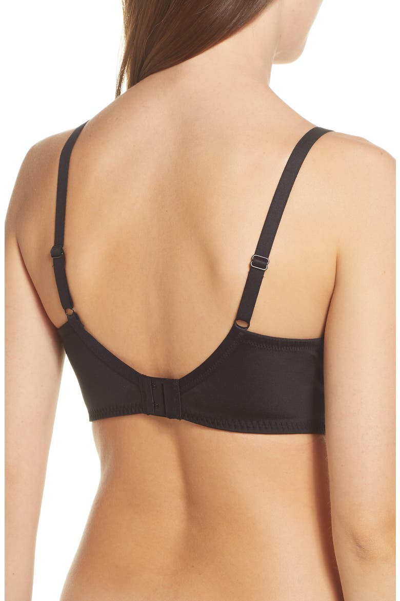 Wireless Nursing Bra, Alternate, color, BLACK