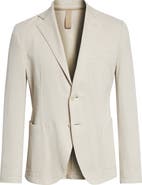 Eleventy Cotton Blend Herringbone Knit Sport Coat
