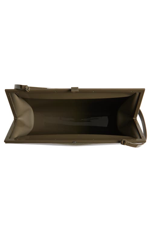Saint Laurent Large Gaia Patent Leather Shoulder Bag