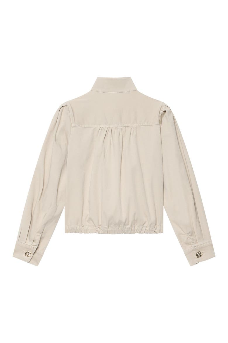 Cotton Blend Jacket, Alternate, color, Cream