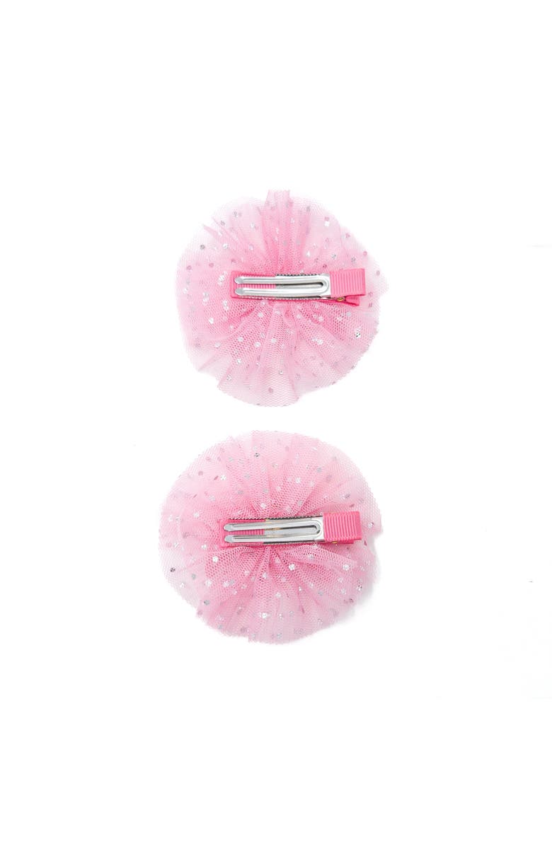 Puttisu Angel Sparkle Wings Hair Clip Set of 4, Alternate, color, Ivory & Rose Pink
