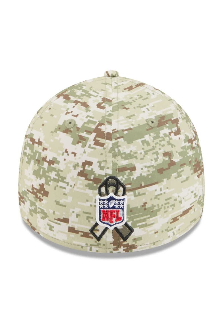 Men's New Era  Camo Minnesota Vikings 2025 Salute to Service 39THIRTY Flex Hat, Alternate, color, Camo