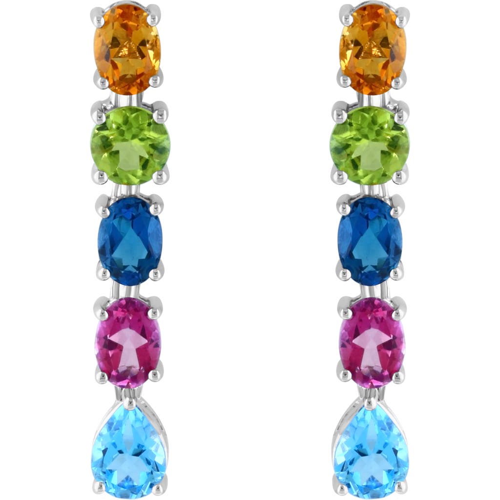 Effy Multi Stone Drop Earrings In Multi