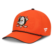 FANATICS Men's Fanatics Orange Anaheim Ducks On Stage Podium A-Frame Adjustable Hat