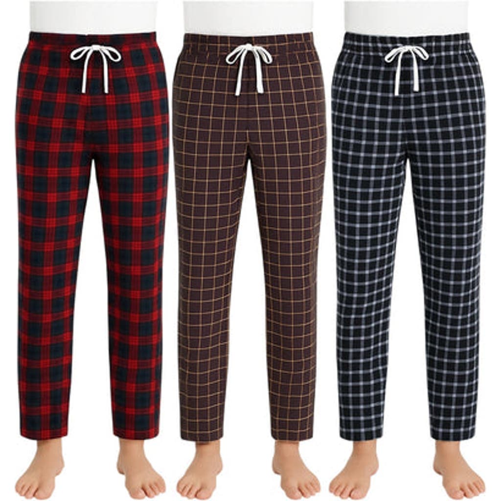 BenBen 3 Pack Mens Flannel Pajamas Pants Ultra Soft in Green  product