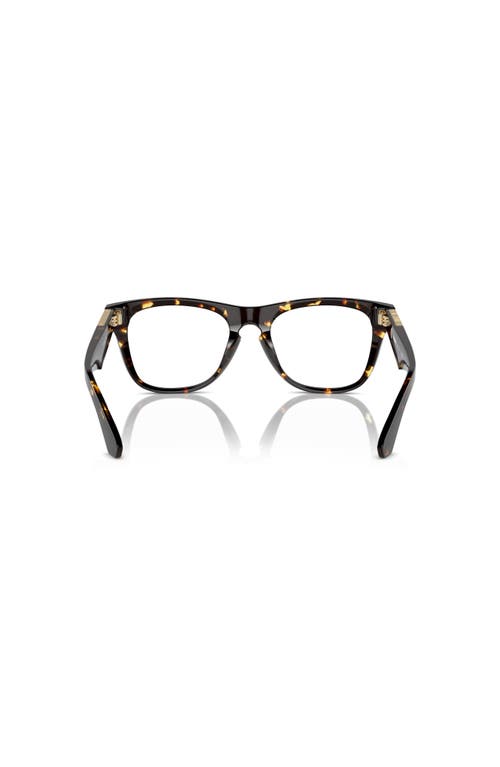 Burberry 53mm Square Optical Glasses In Brown