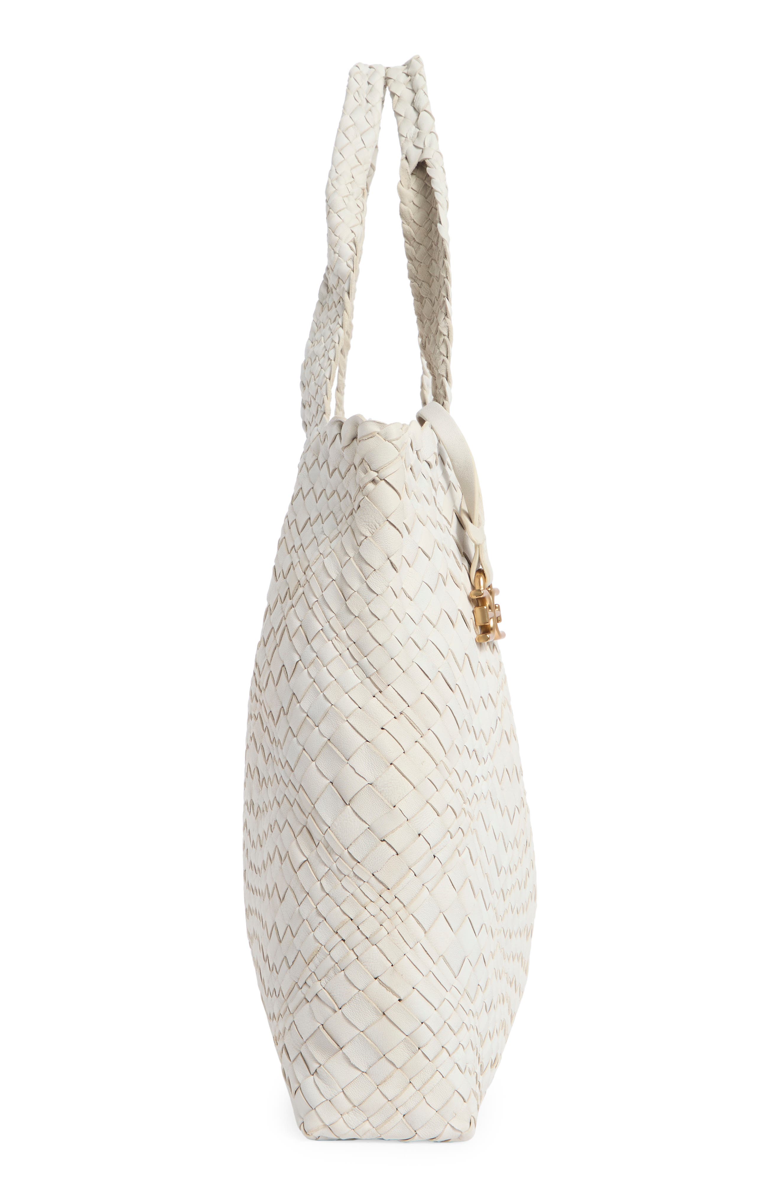 Sam Edelman Priya Woven Leather Tote Bag, Alternate, color, 