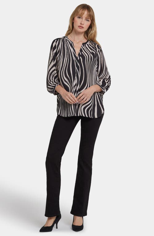 Nydj Pintuck Top In Black