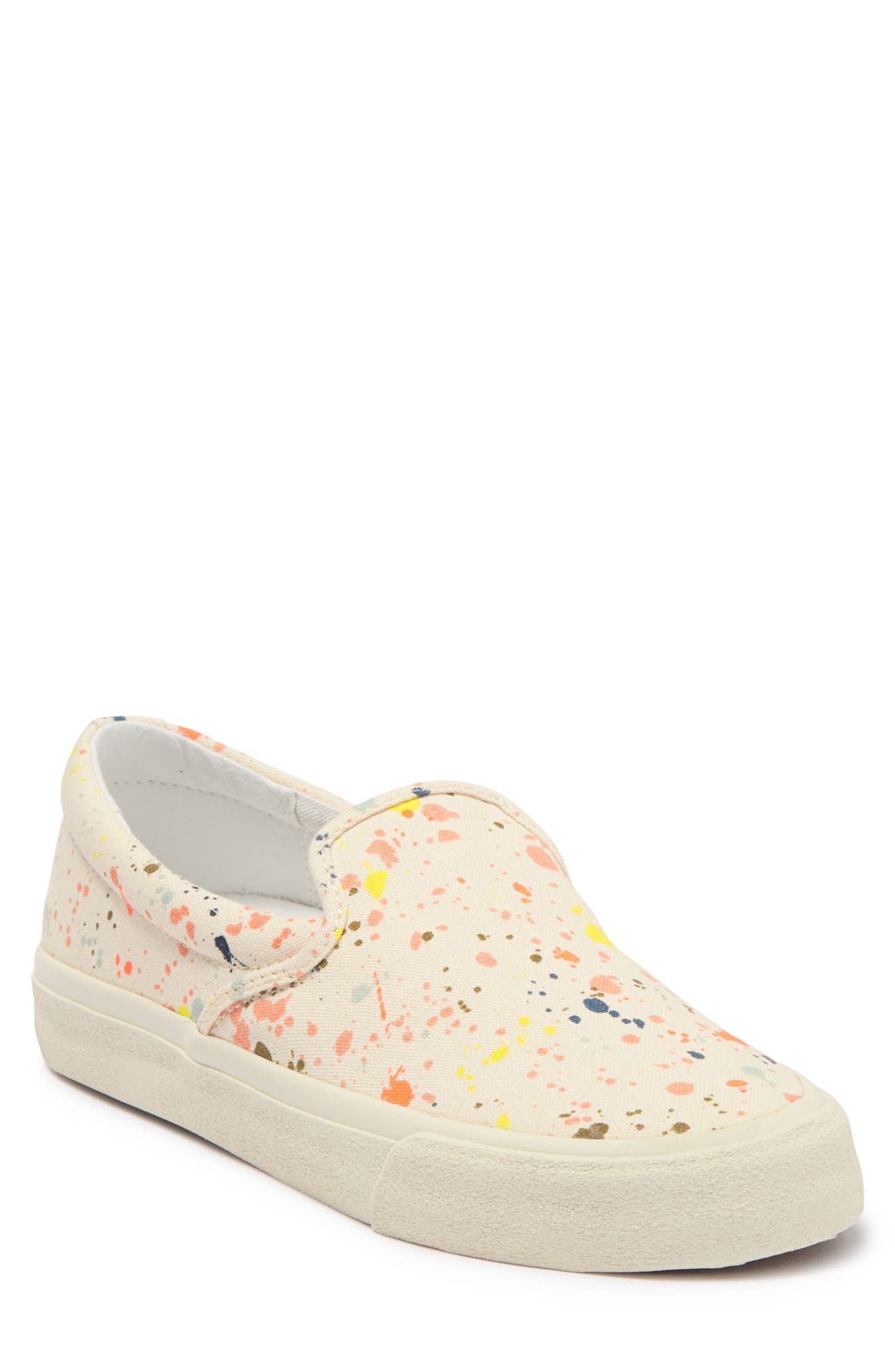 Madewell Sidewalk Paint Splatter Slip-On Sneaker, Main, color, 