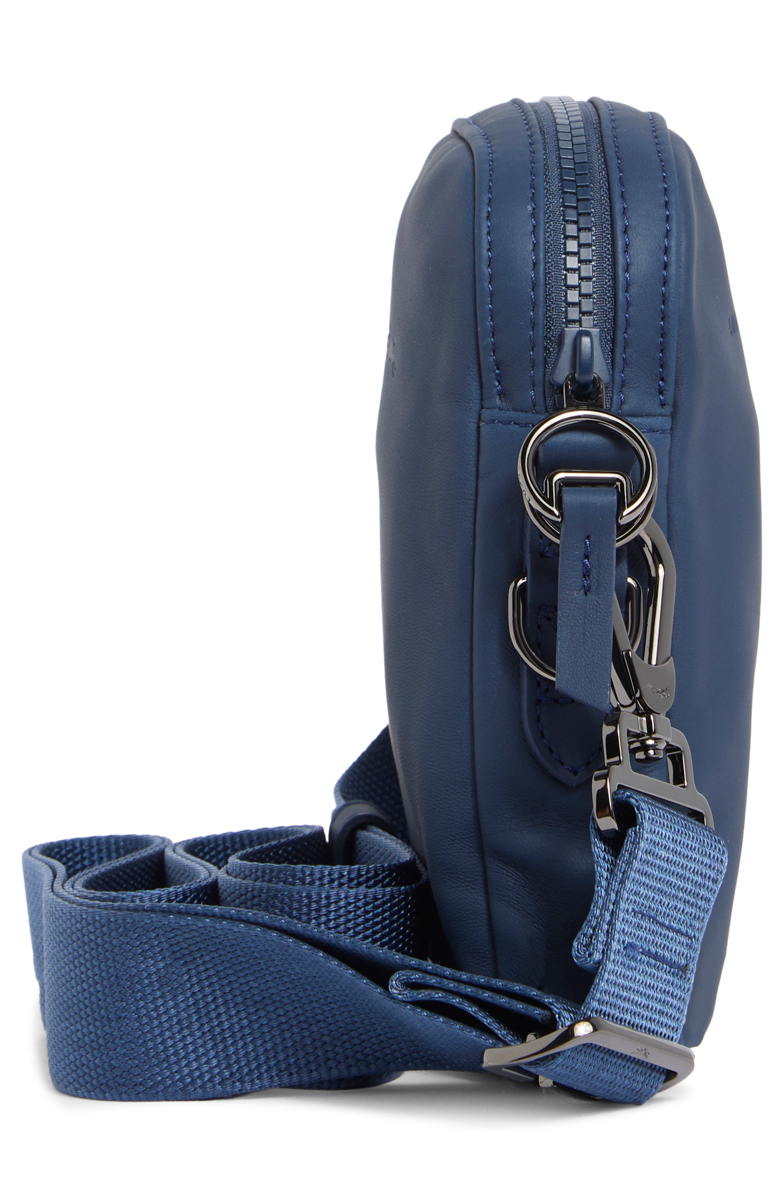 Longchamp Parisis Extra Small Leather Crossbody Bag, Alternate, color, Baltik