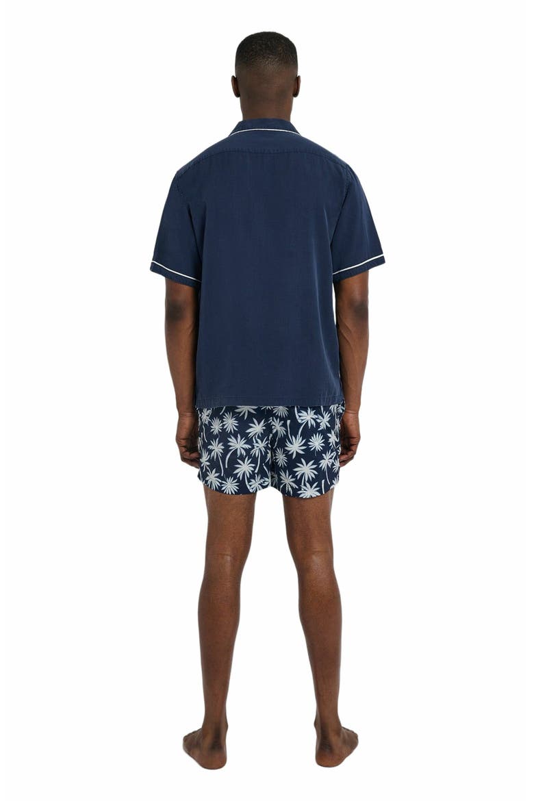 Charles 4" Swim Trunk, Alternate, color, DEEP NAVY MULTI