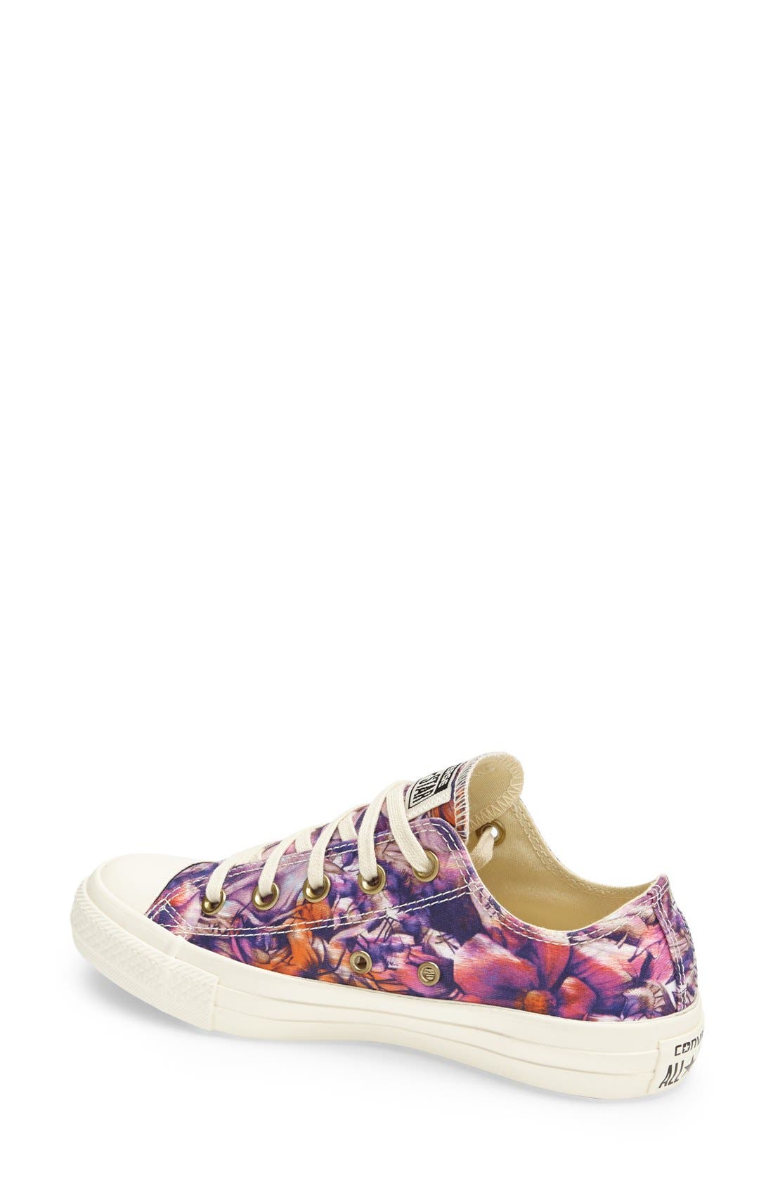 Converse Chuck Taylor<sup>®</sup> Floral Print Sneaker, Alternate, color, 