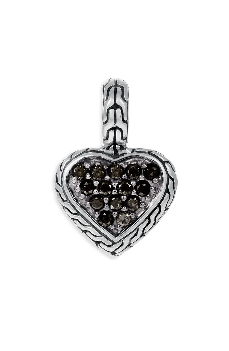John Hardy 'Chain' Heart Charm, Alternate, color, 