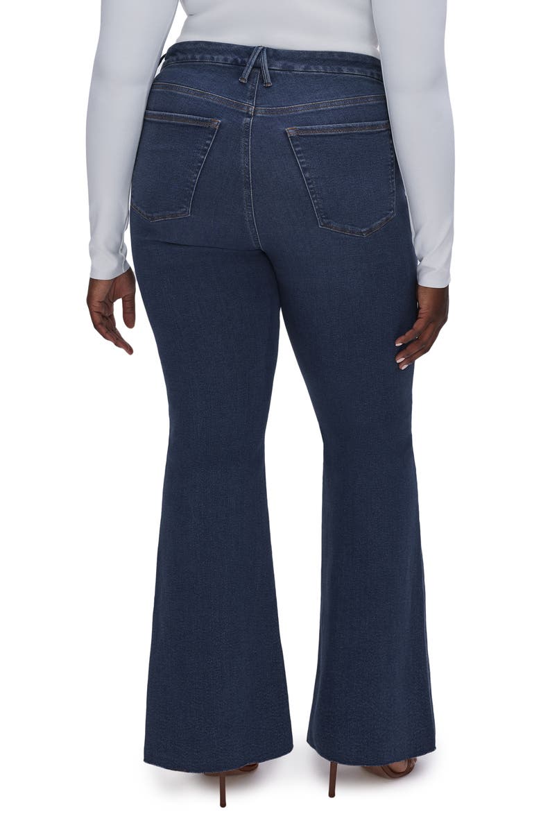 Good American Good Legs Flare Jeans, Alternate, color,