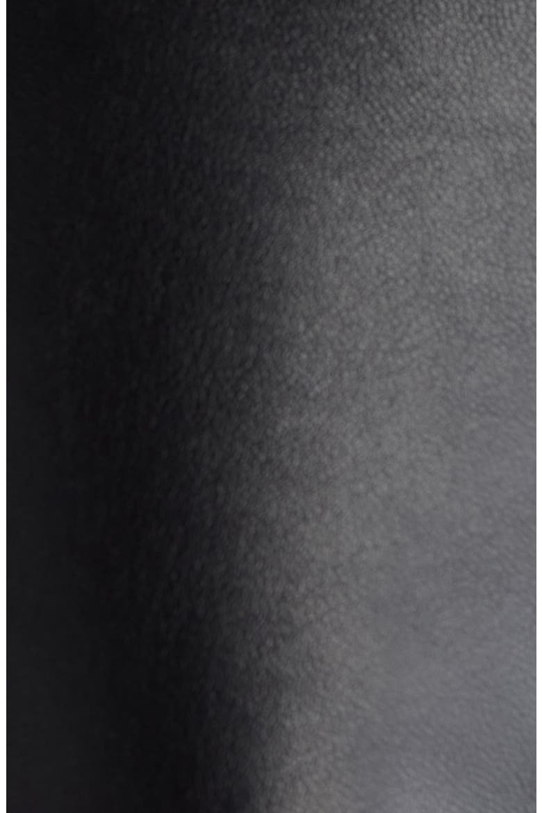 Upside Down Leather Jacket, Alternate, color, BLACK