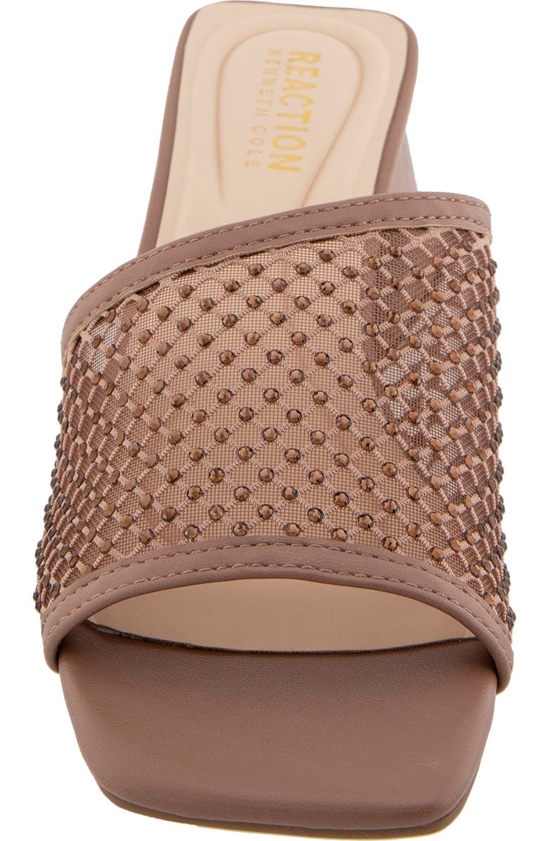 Reaction Kenneth Cole Buenita Slide Sandal, Alternate, color, Tan Crystal Mesh
