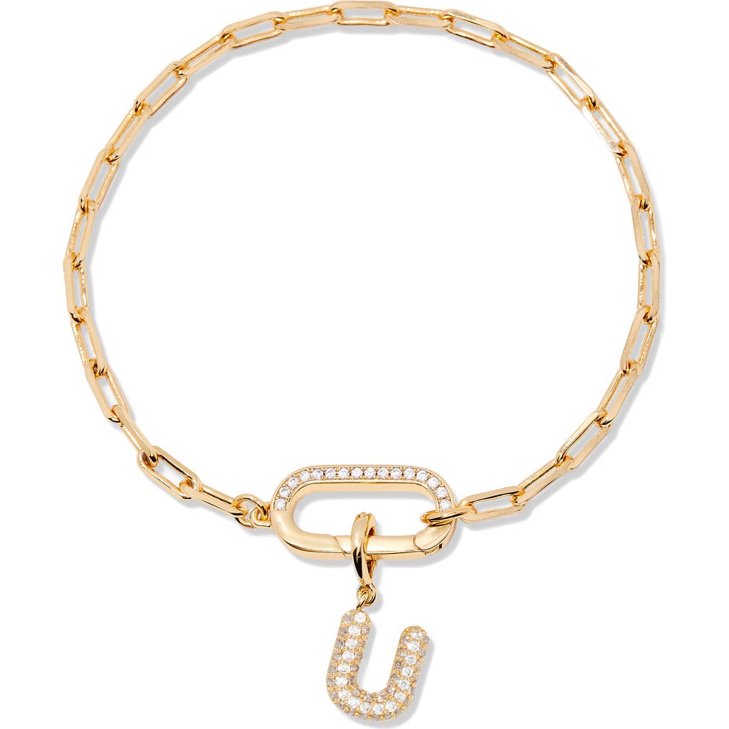 Brook & York Brook And York Petra Initial Charm Bracelet In Gold U