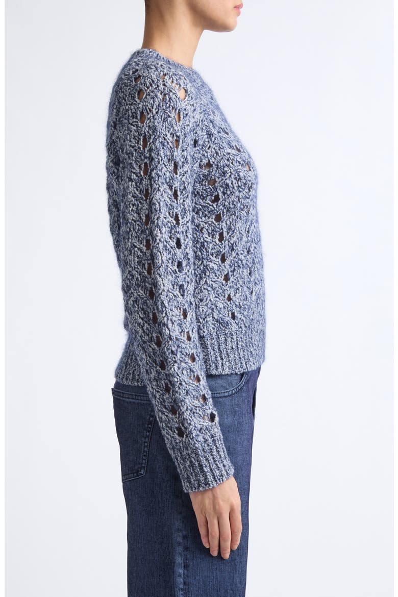 Open Stitch Wool Blend Sweater, Alternate, color, 11 BLUE