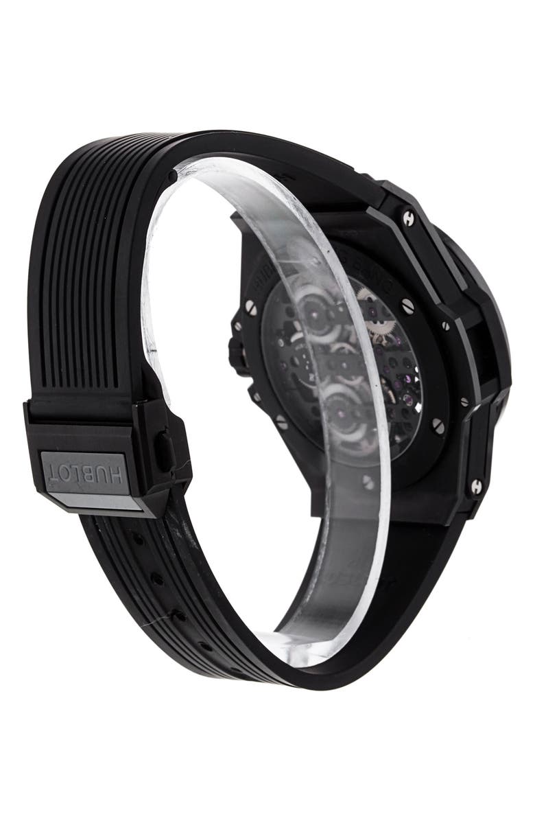 Watchfinder & Co. Hublot Preowned Big Bang Rubber Strap Watch, 45mm, Alternate, color, 