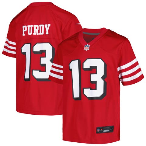 Youth Nike Brock Purdy Scarlet San Francisco 49ers Game Jersey