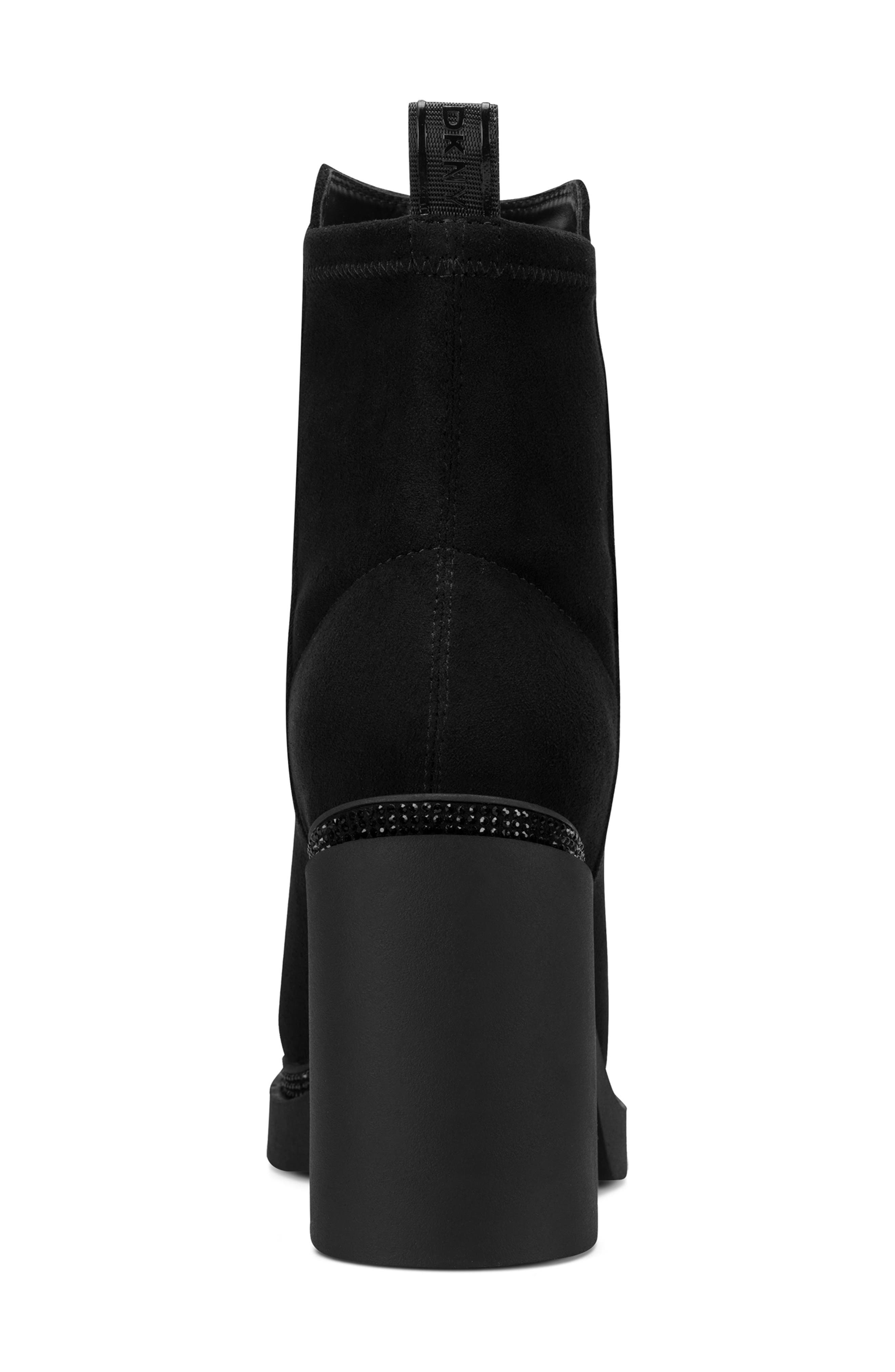 DKNY Telsi Platform Bootie, Alternate, color, Black