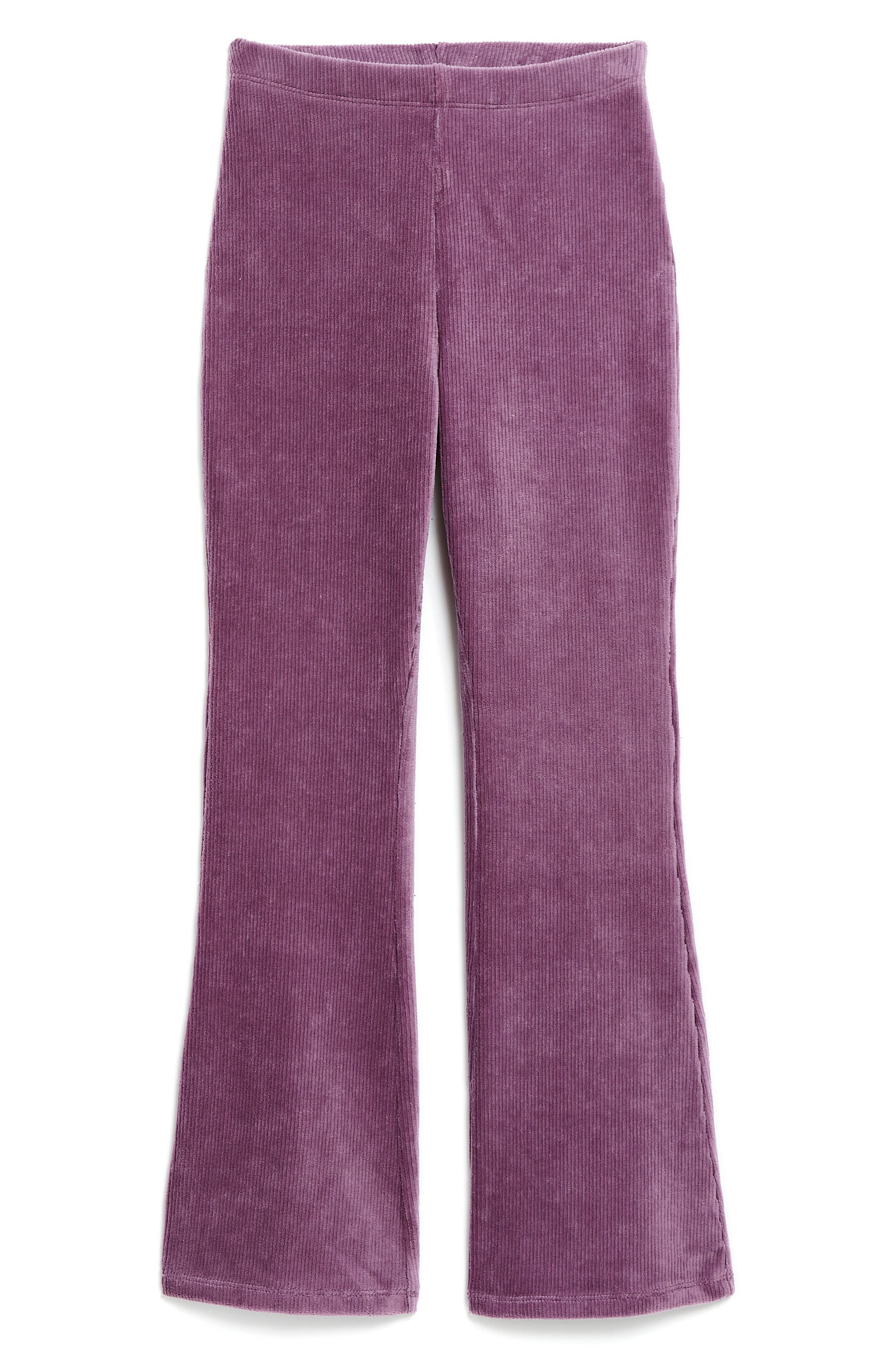 Pull-On Flare Corduroy Pants