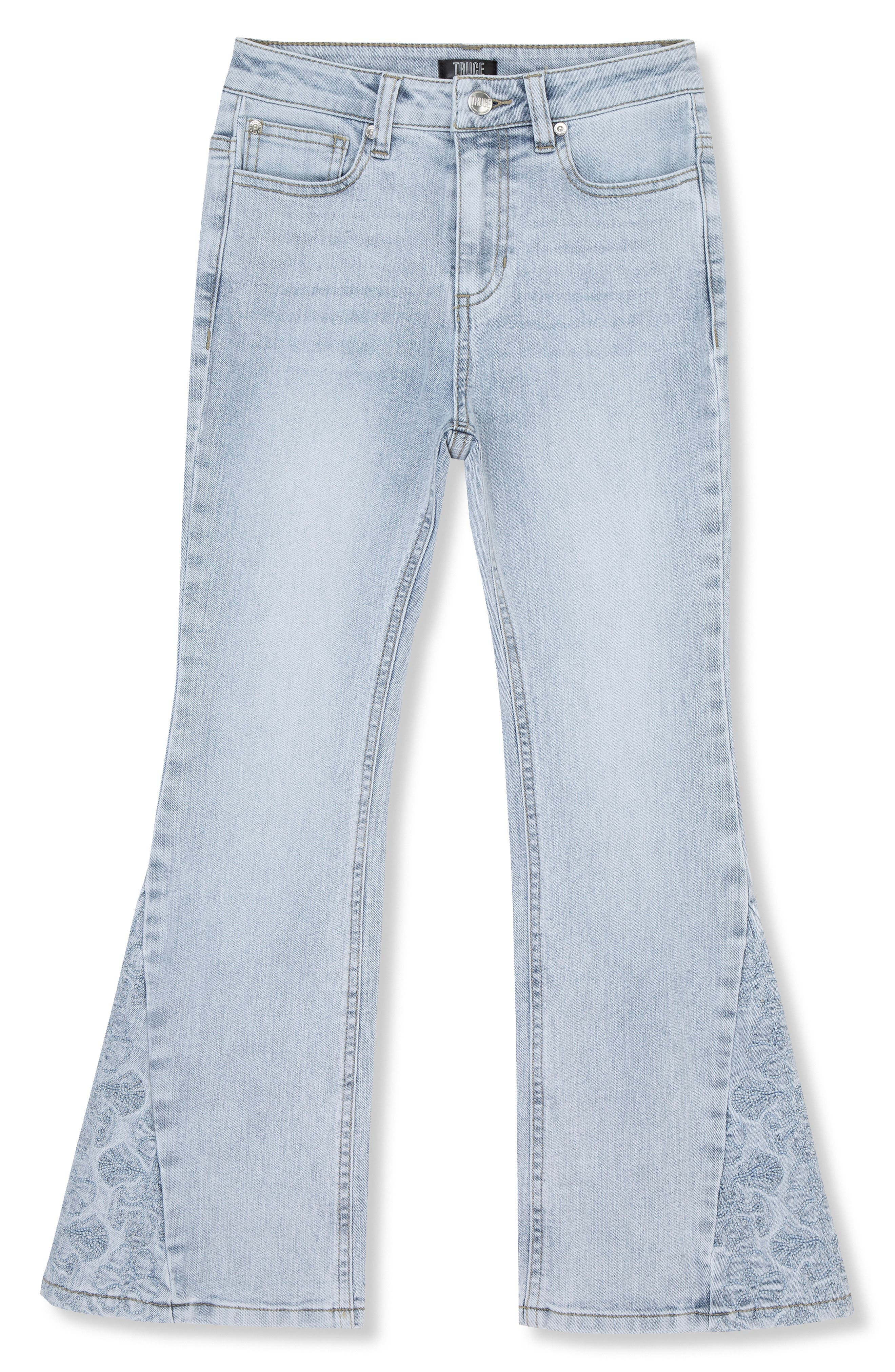 Truce Kids' Mid Rise Flare Leg Jeans