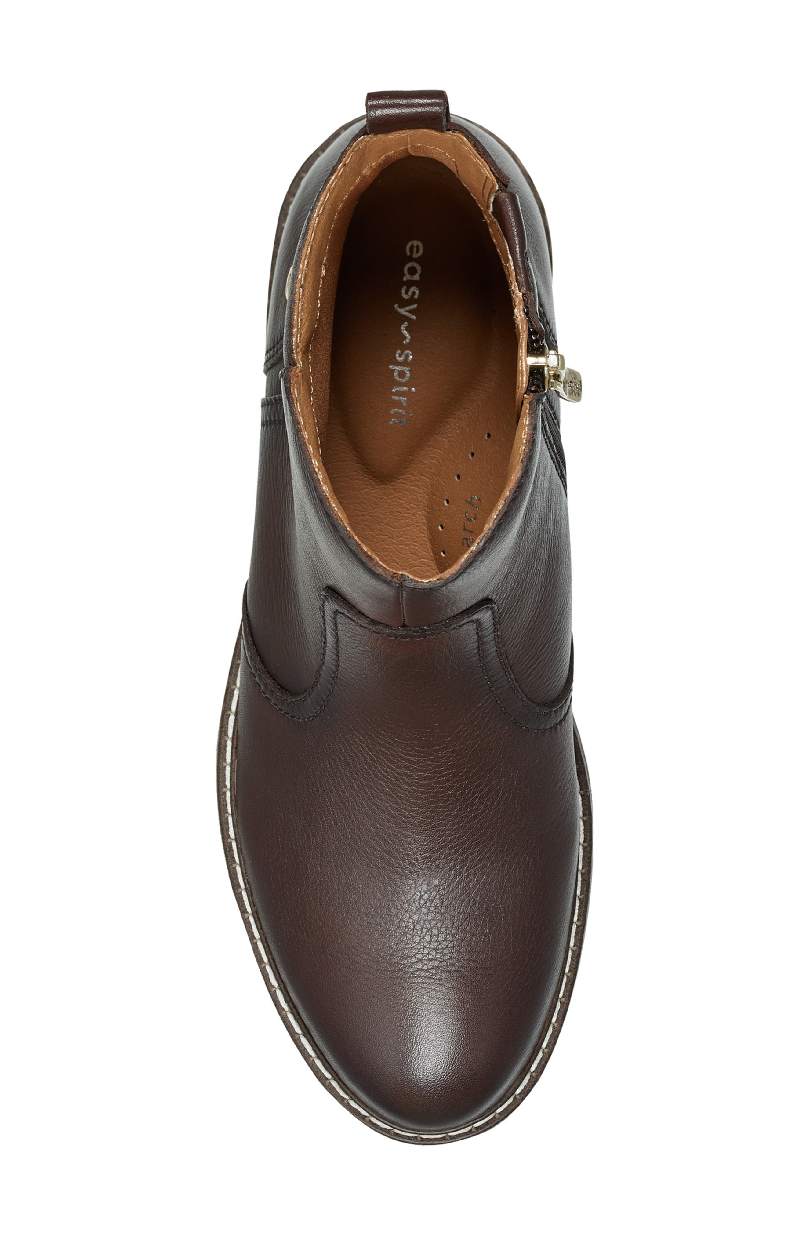 Juna Bootie, Alternate, color, DARK BROWN