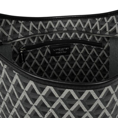 Lancaster Zipped Bucket Bag Ikon It In Noir