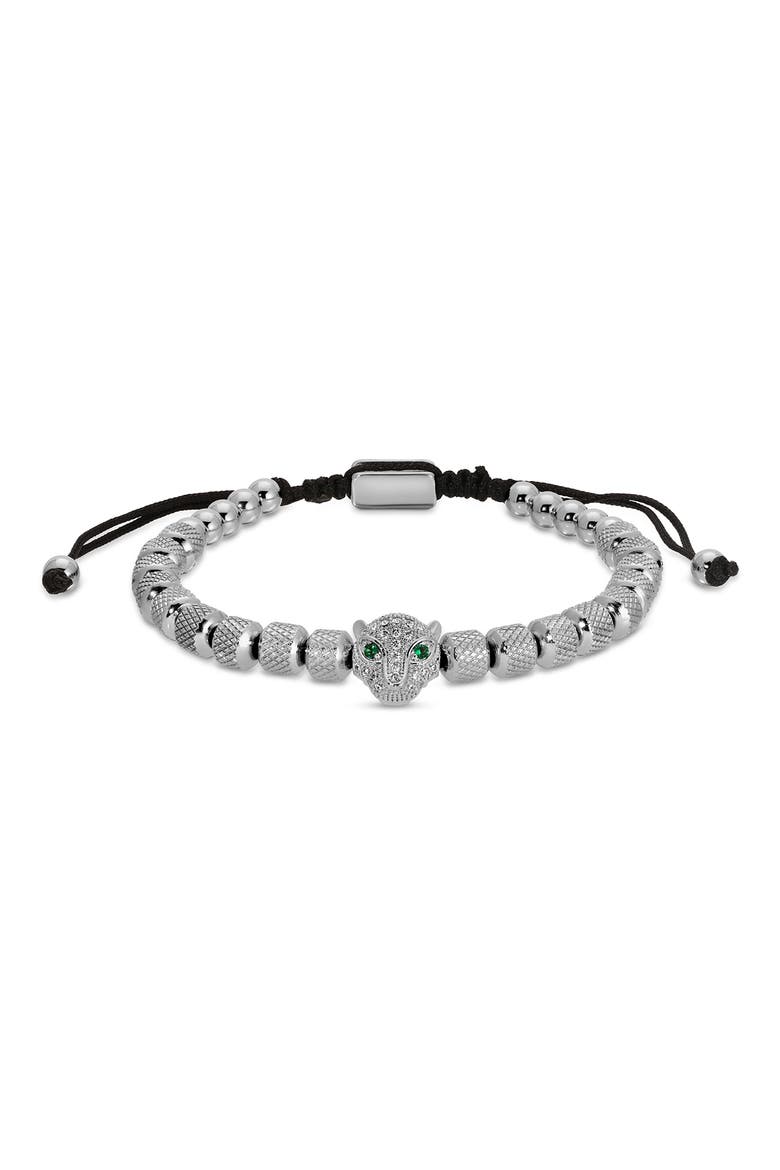 3-Pack Leopard Green Tigers' Eye Bracelets, Alternate, color, SILVER
