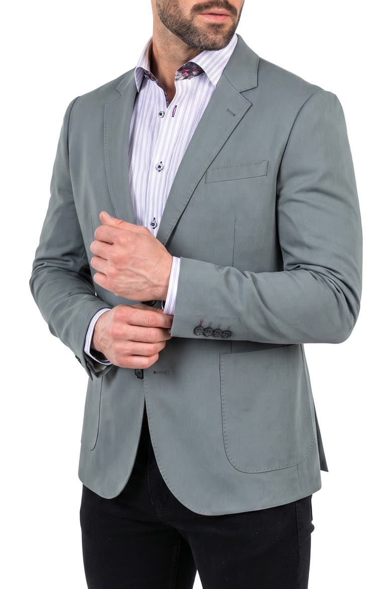 Descartes Unconstructed Sport Coat, Alternate, color, GREEN