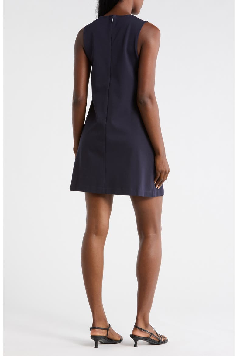 Sleeveless Ponte Shift Dress, Alternate, color, NAVY NIGHT